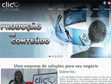 Tablet Screenshot of clicpublicidade.com